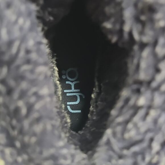 Ryka Addison Women's Navy Blue and Light Blue Water Resistant Cozy Boots Size 10 - Picture 8 of 9